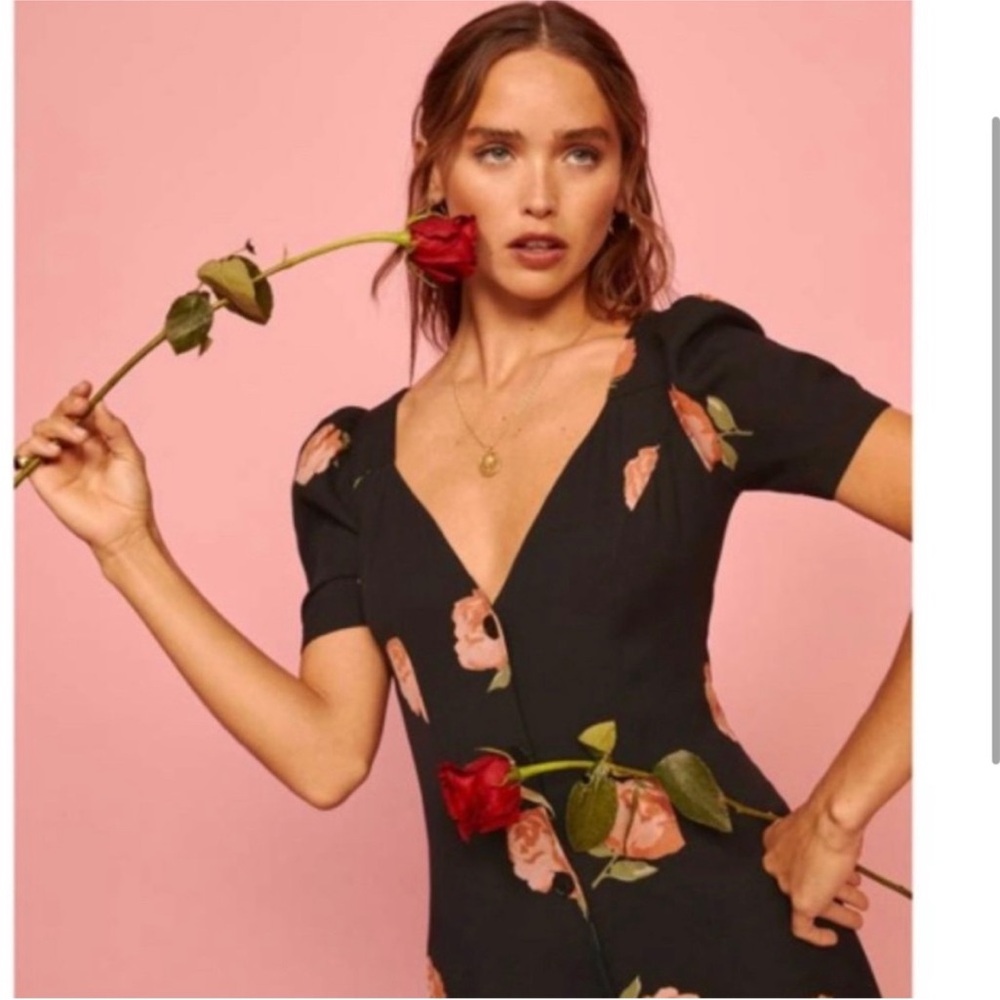 Reformation midi floral Britt dress